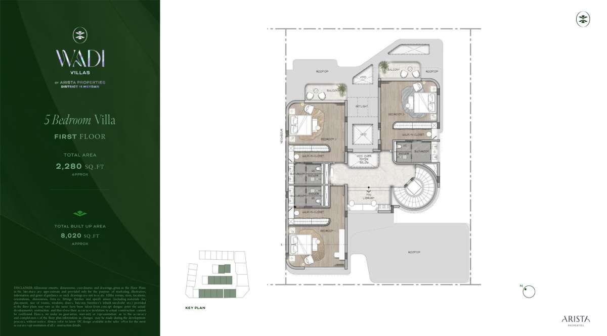 5 Bedroom, First Floor